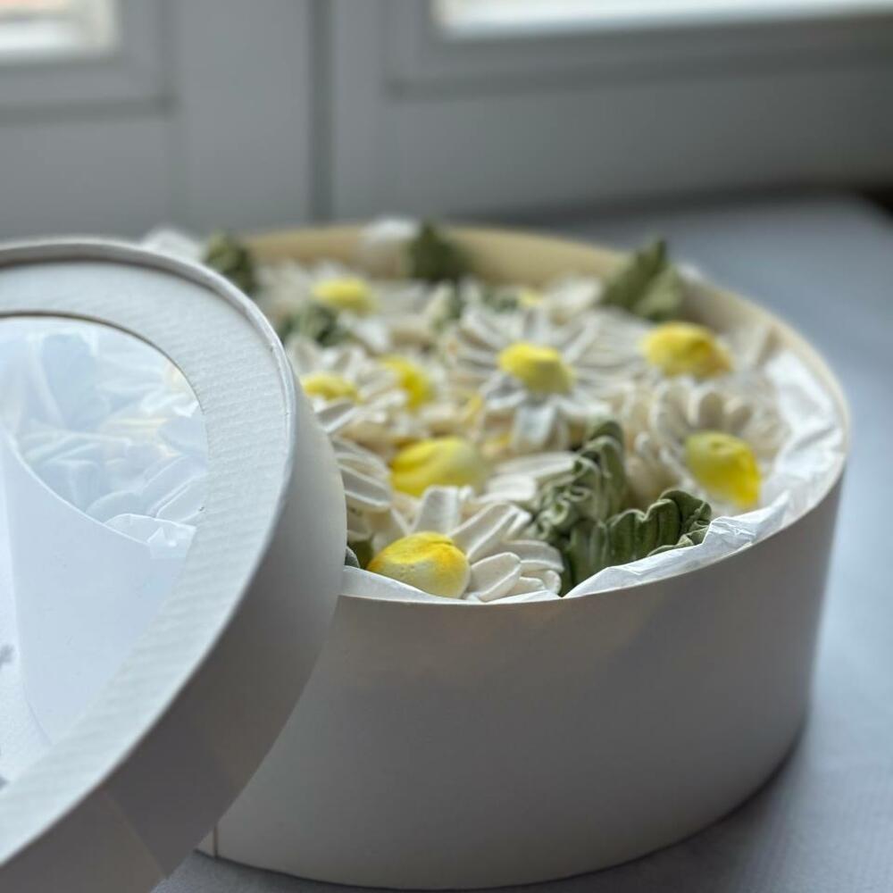 Зефирные ромашки