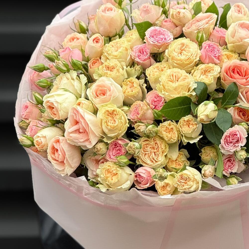 Микс кустовых роз