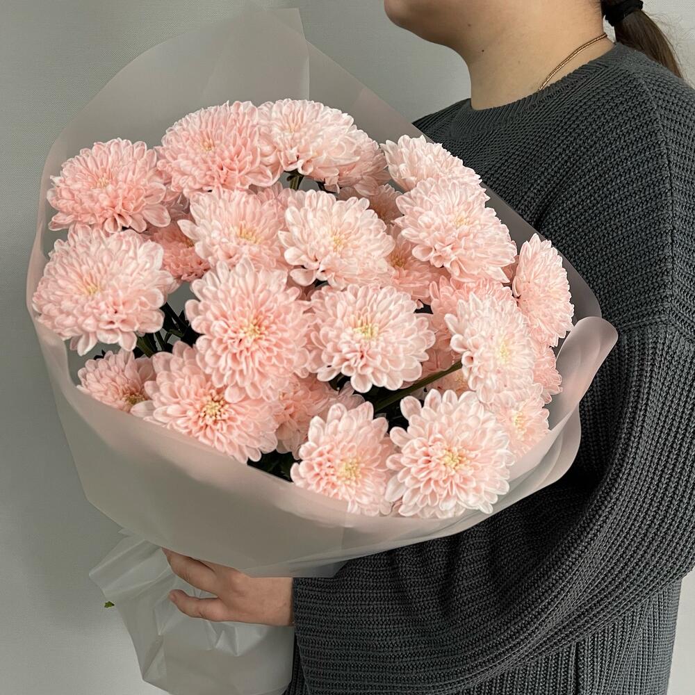 Моно букет из нежных Хризантем 🌸