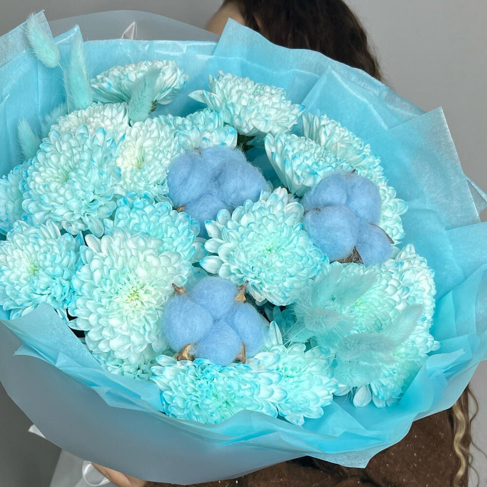 Сухоцветик «M»💙 стойкие хризантемы и сухоцветы 😊