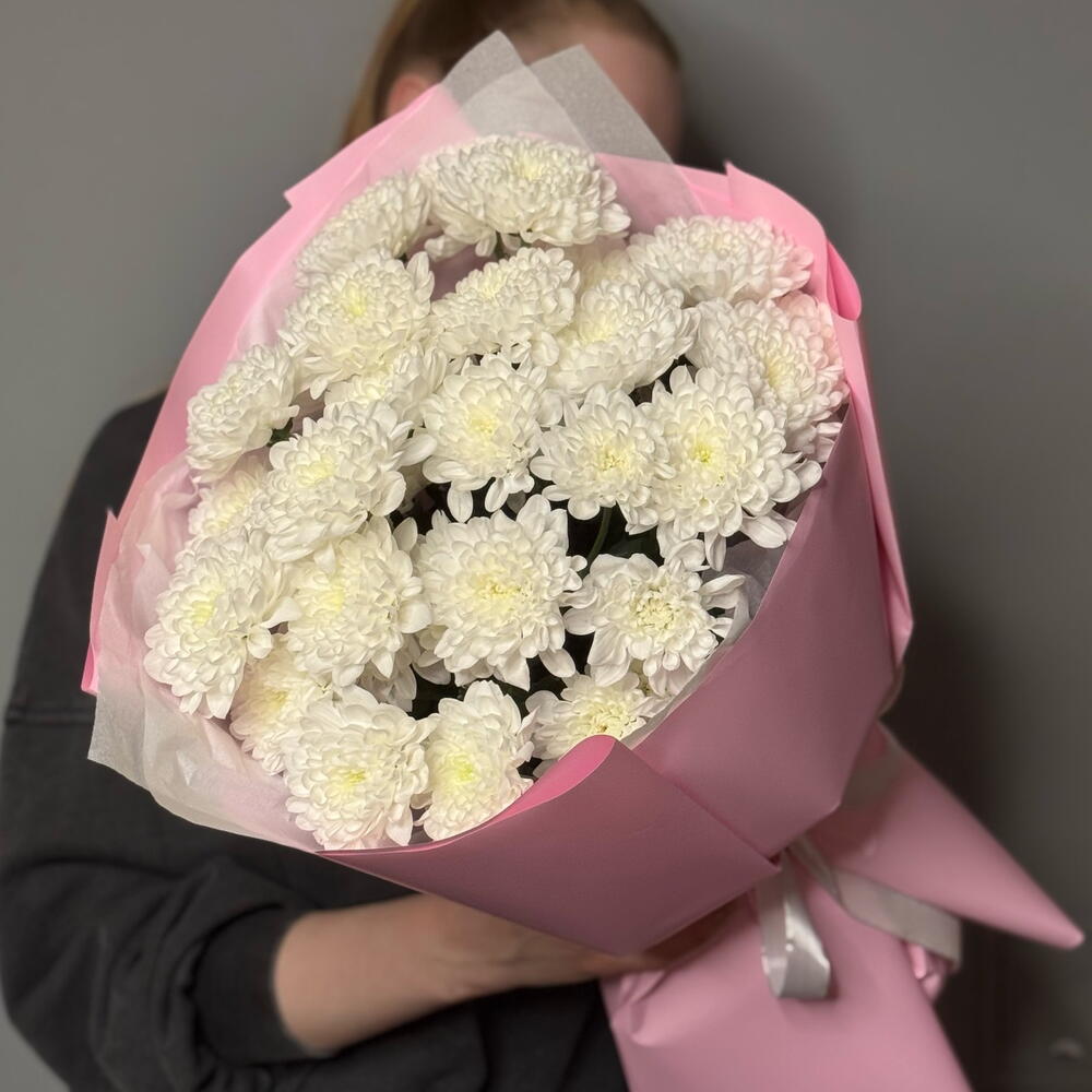 Букет из 5 хризантем