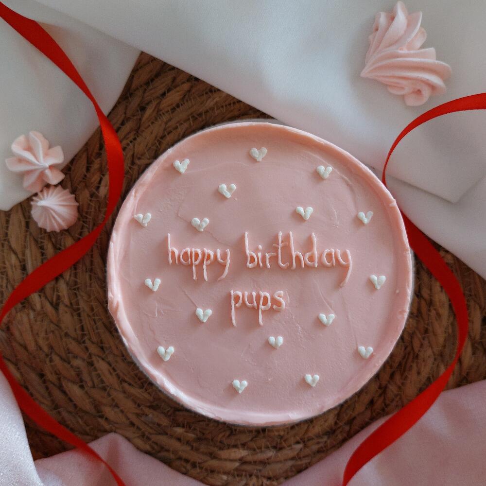 Мини-торт "Happy birthday pups"