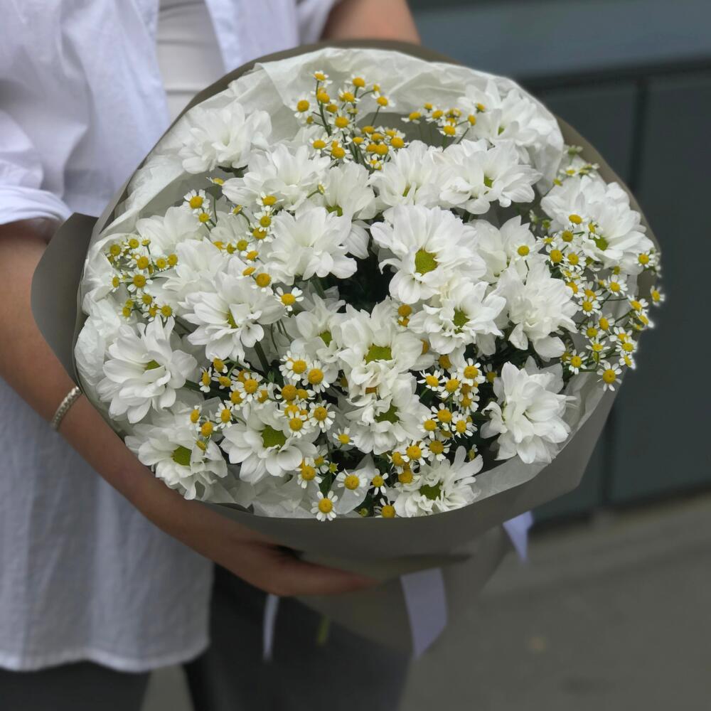 Букет Хризантем и Ромашек