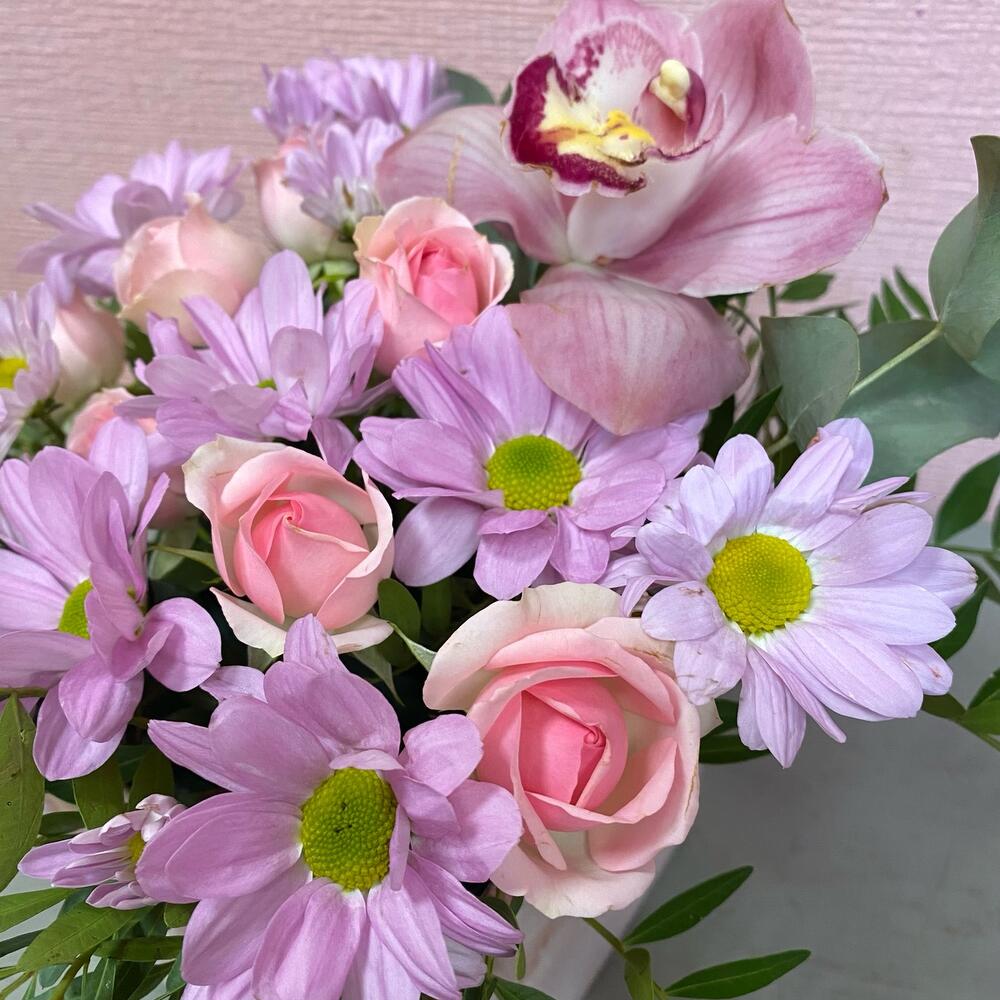 Caja de orquídeas