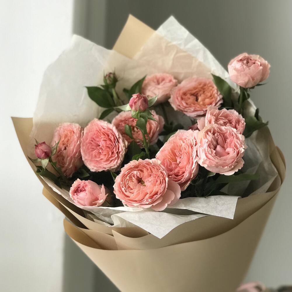 3 кустовых пионовидных розы Julietta букет 11 Buket flowers