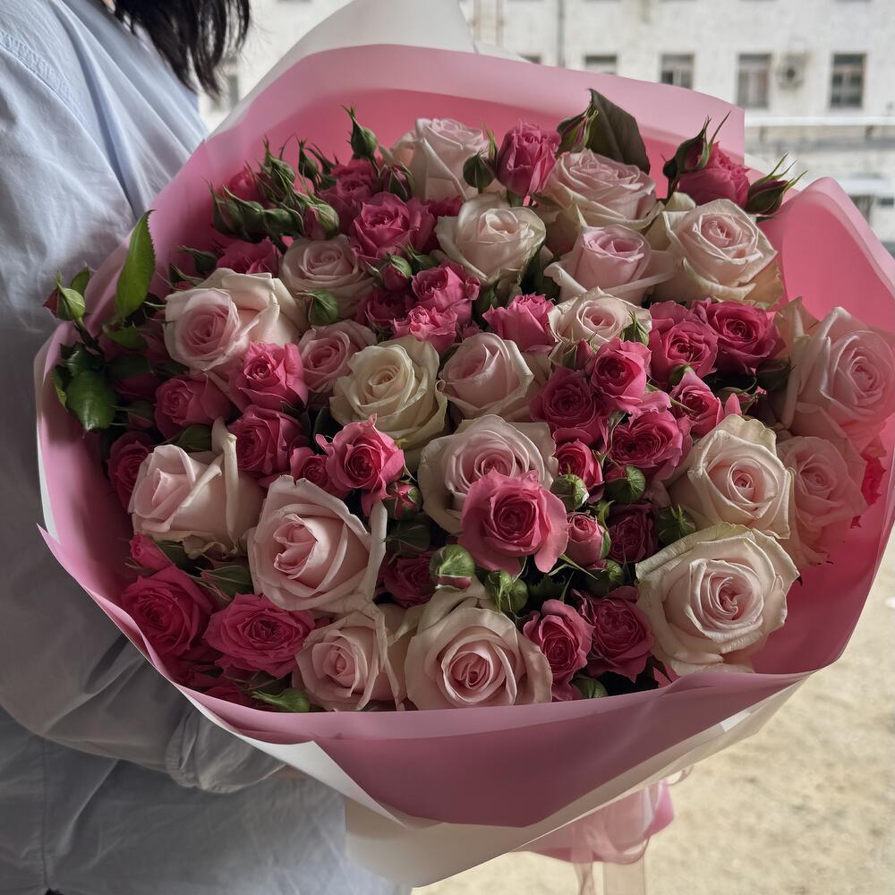 Микс розы