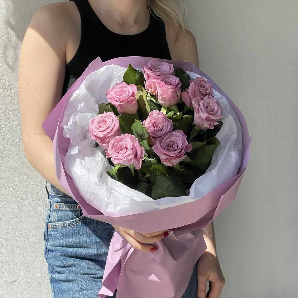 Букет лиловых роз💜
