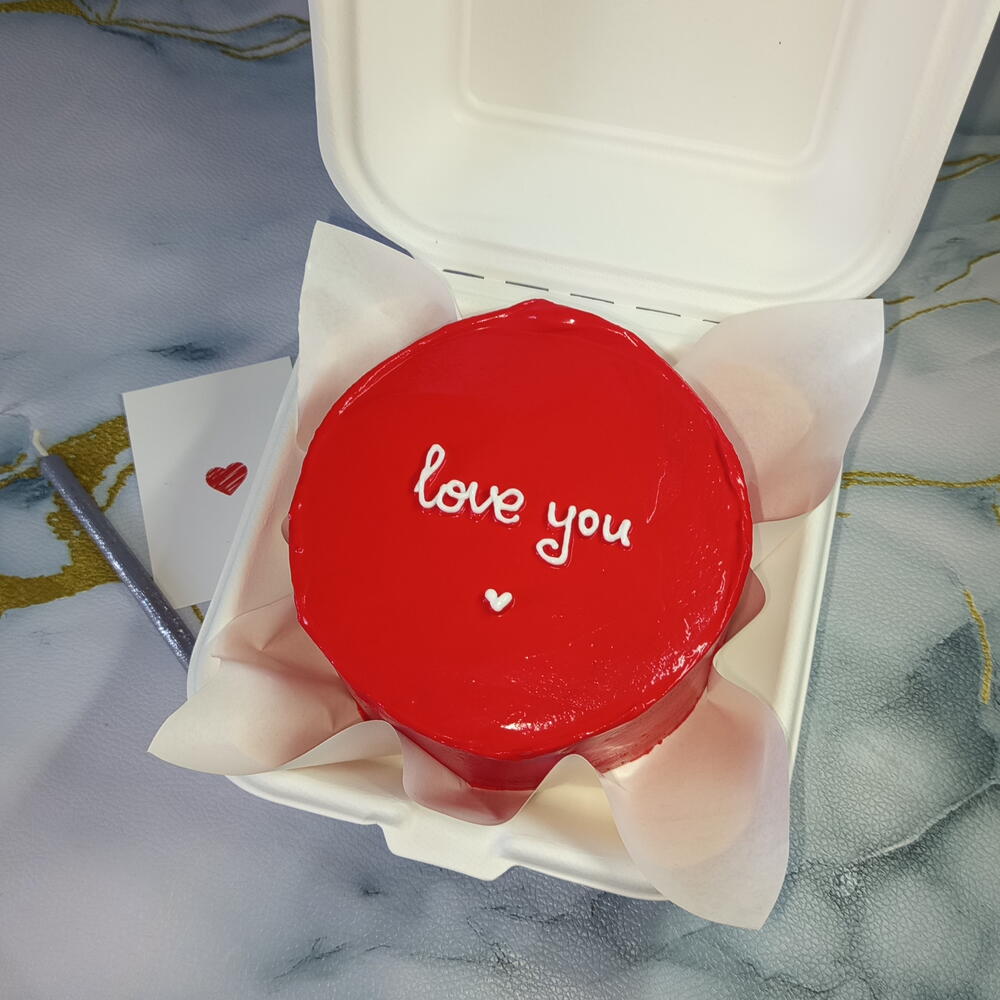 Бенто торт "love you" 🤍