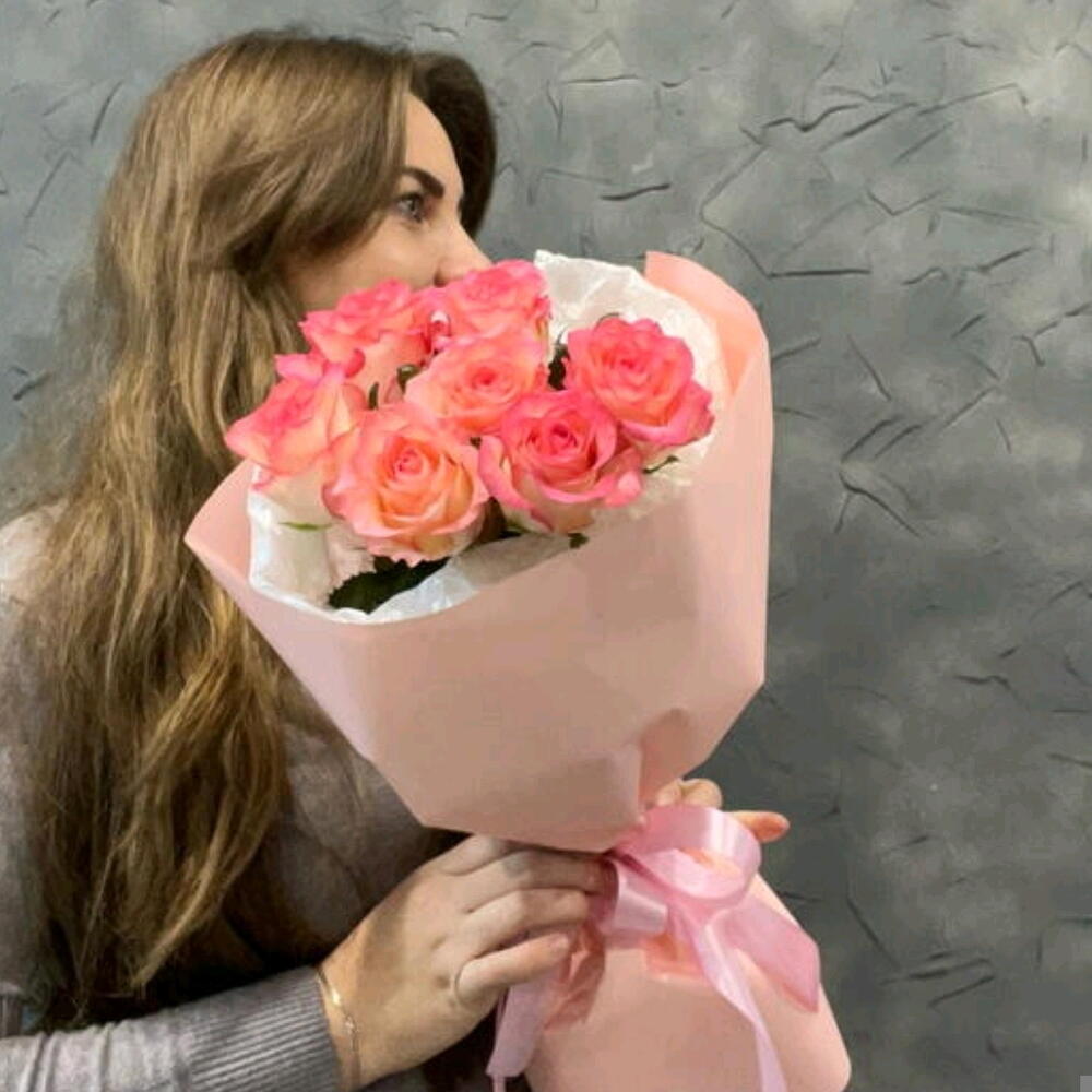 7 роз 🌹🎀