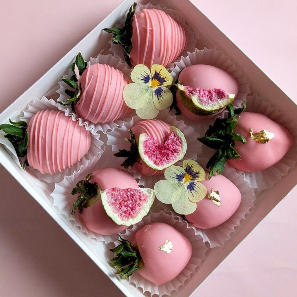Клубника в белом шоколаде