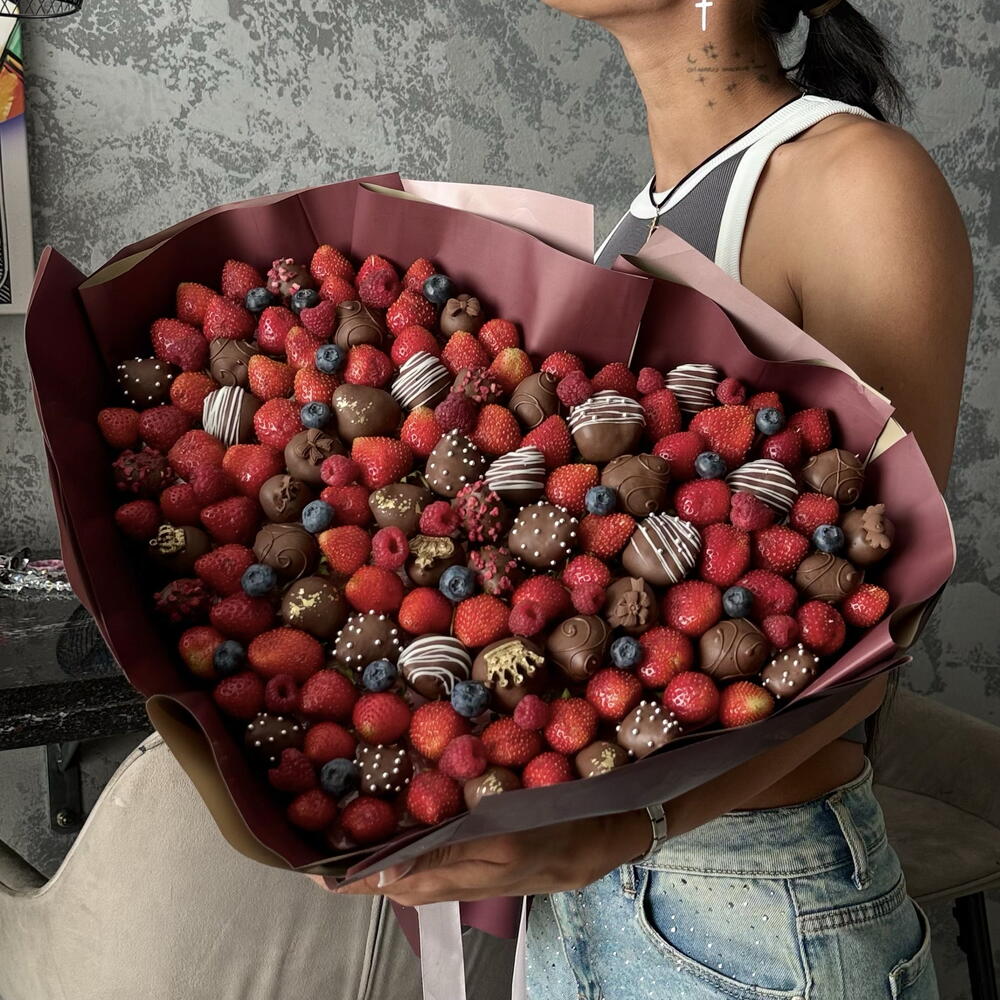 Клубничное сердце 🍓 Подарок любимой девушке ️