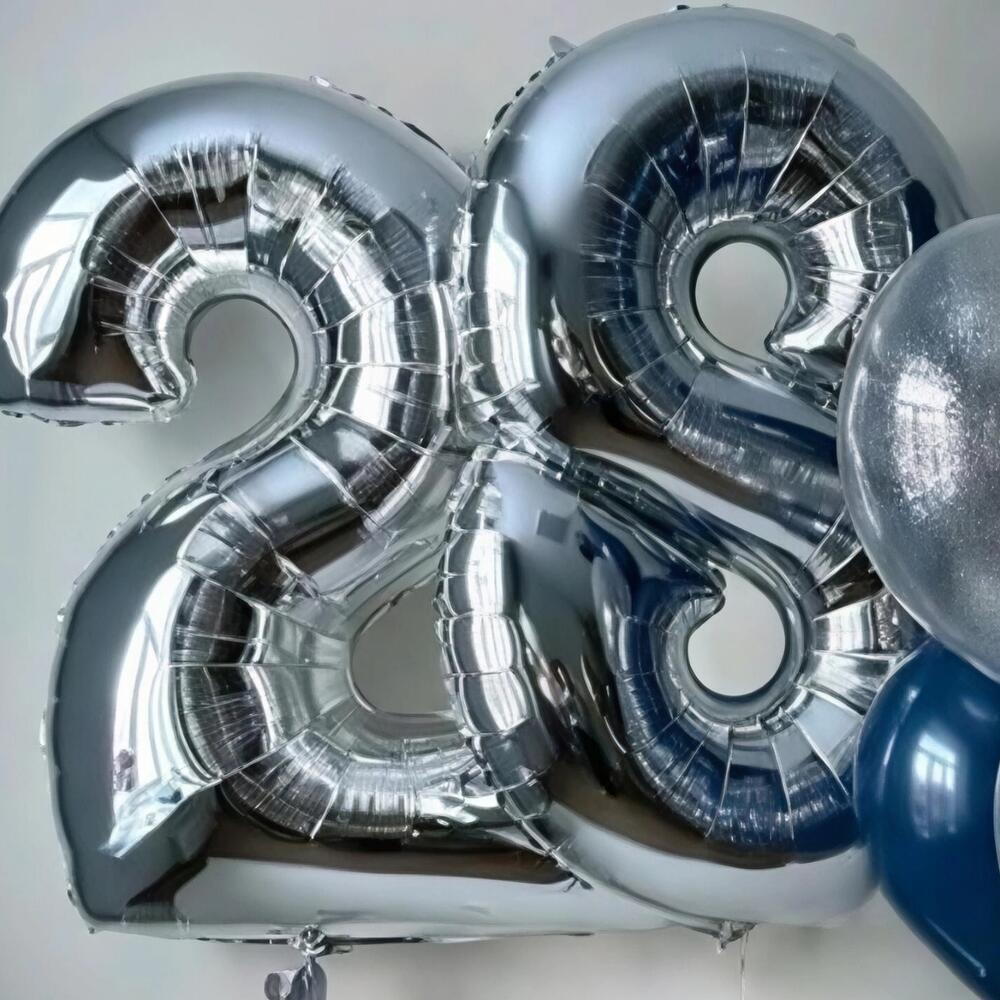 Шары для мужчины Серебряная тьма