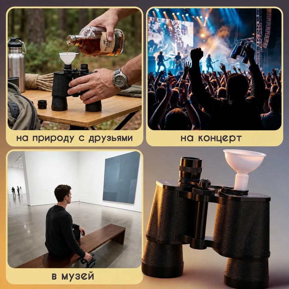 Фляга Бинокль