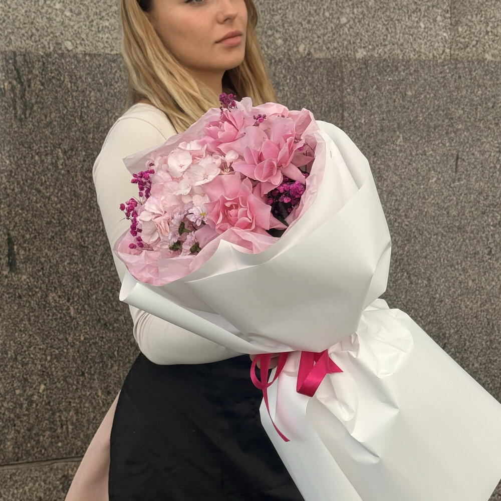 Французская Роза 🌸 Гортензия 💕 Гипсофила🥰