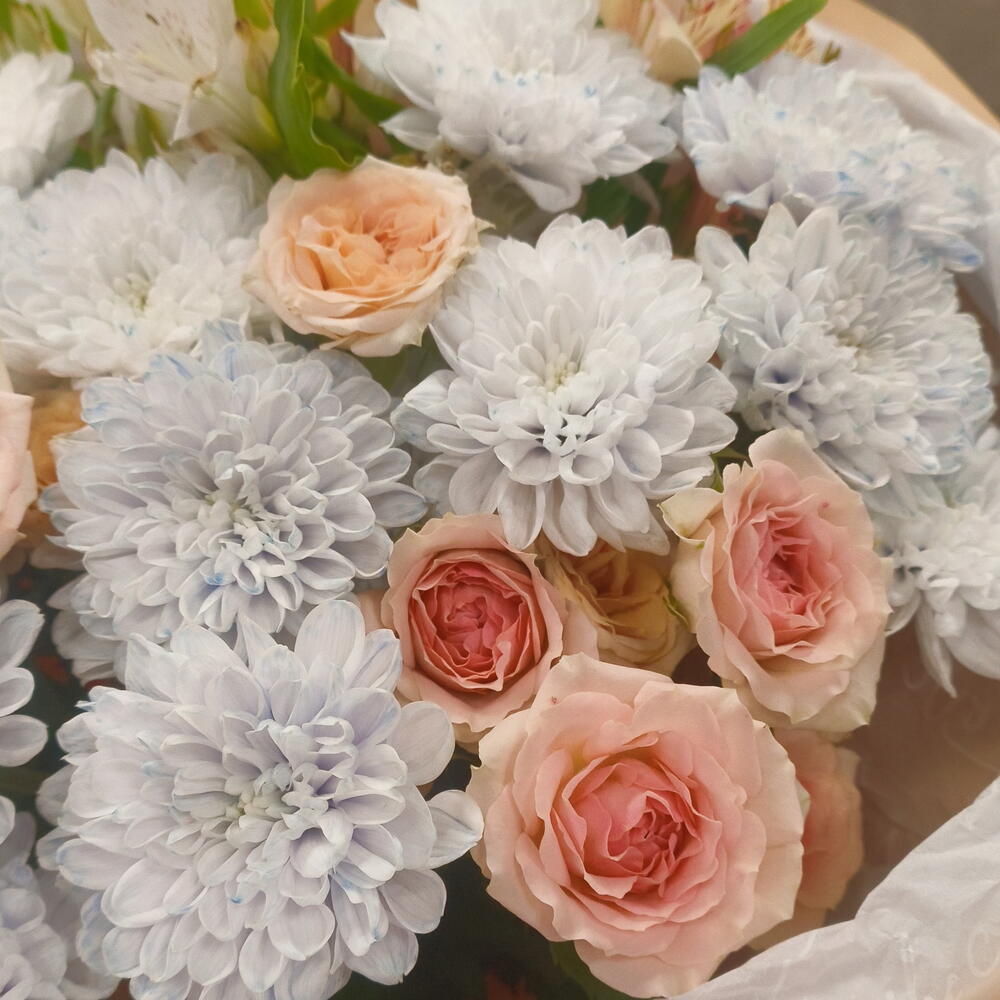 Букет в персиковом оттенке 🧡