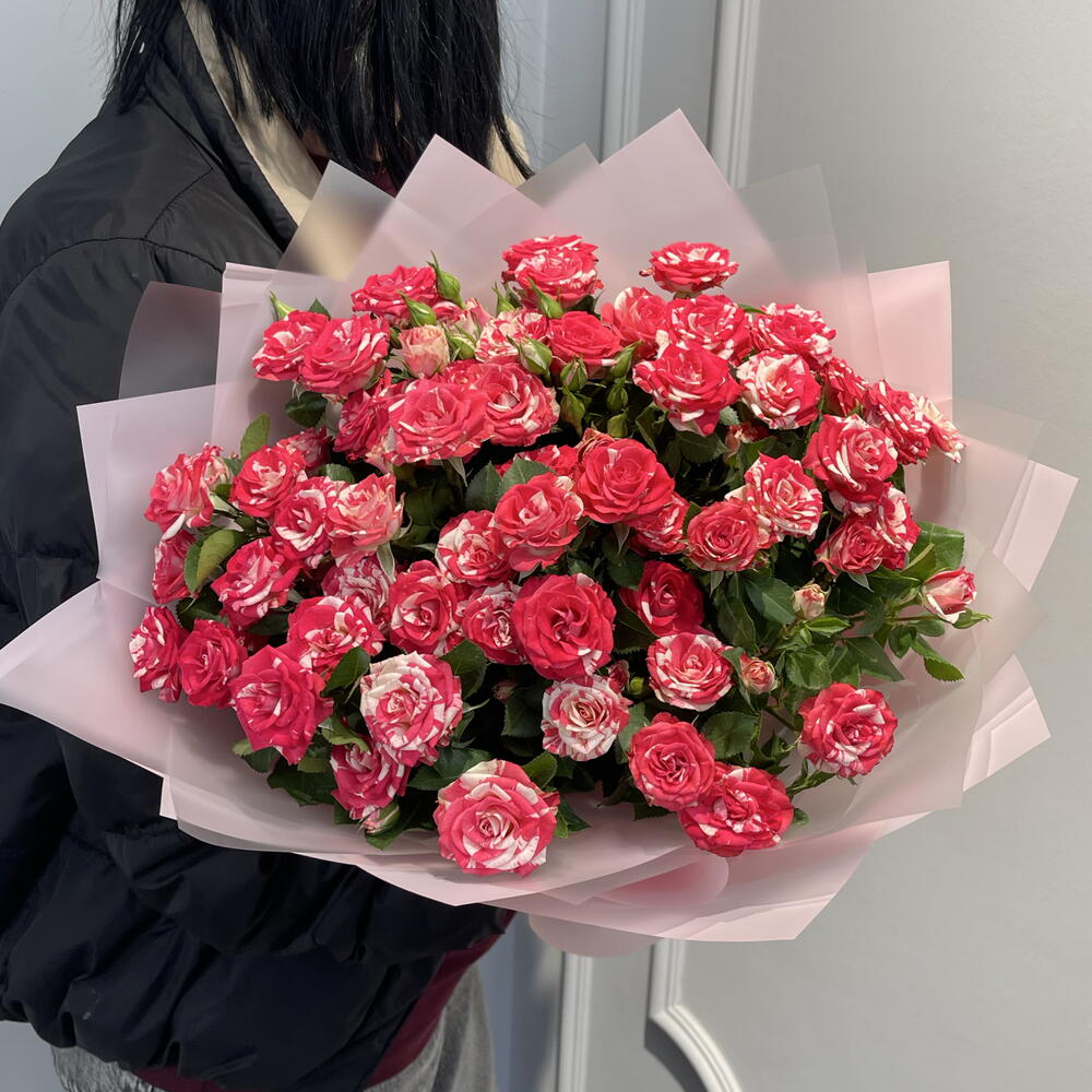 15 кустовых роз