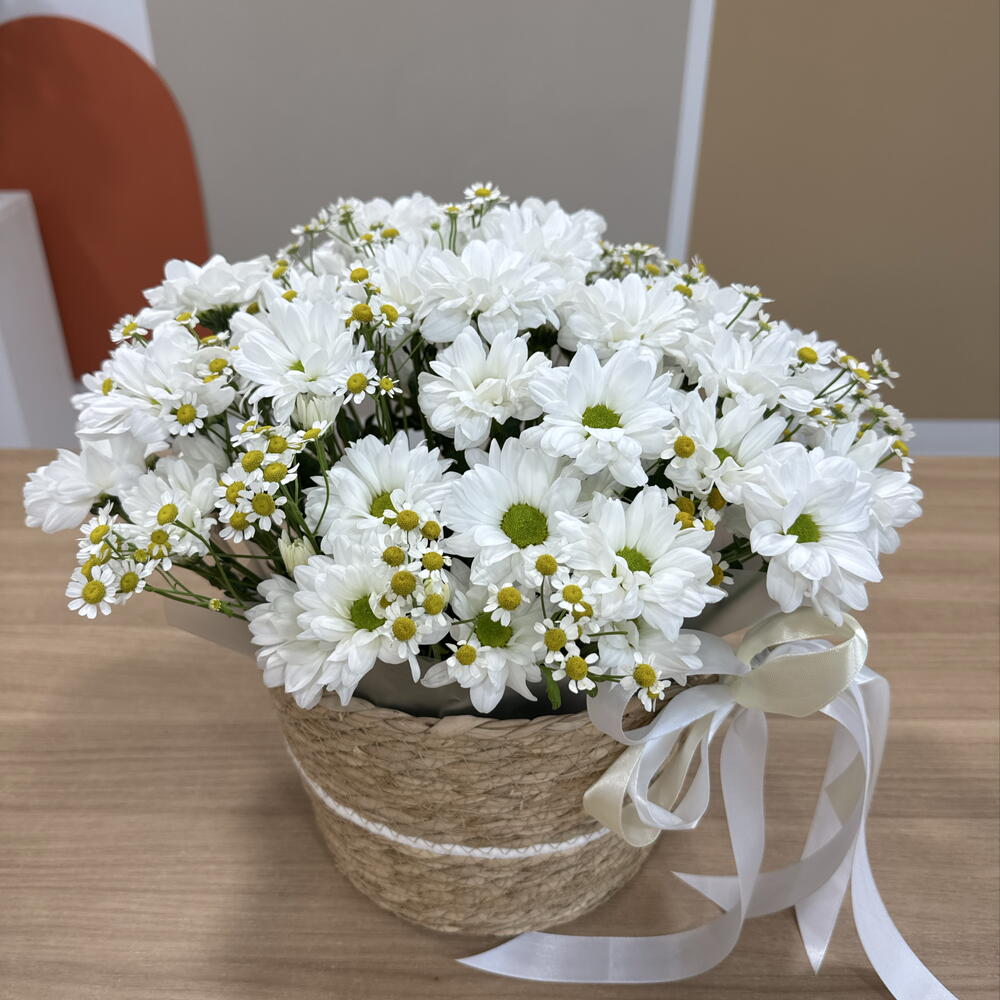 Ромашковое поле «композиция с ромашками»
