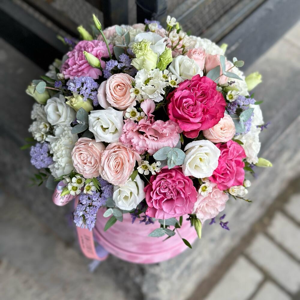 Коробка с цветами 🌸