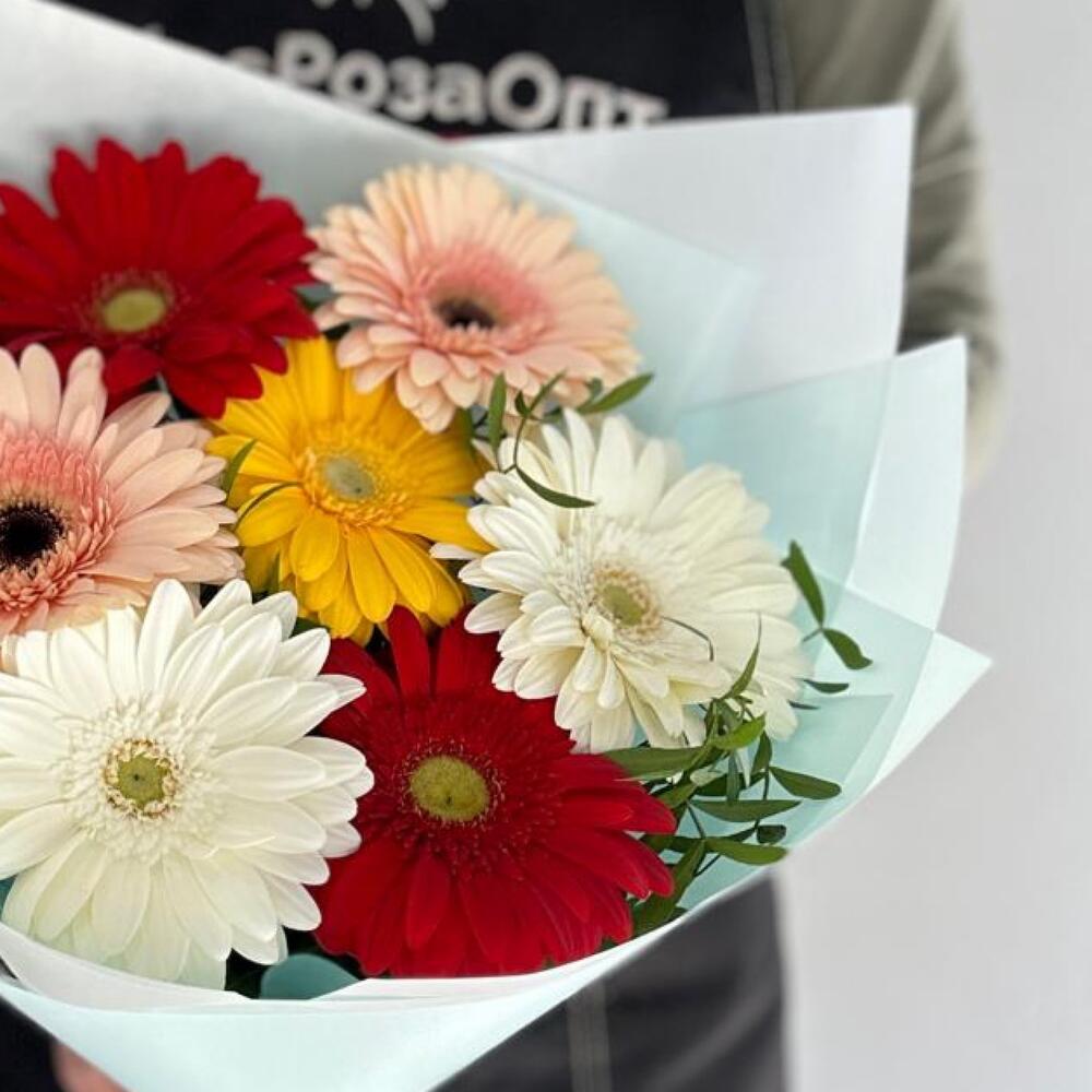 Gerbera mix / pistacia / Delivery Ufa / Flowers Ufa / Flowers in Ufa