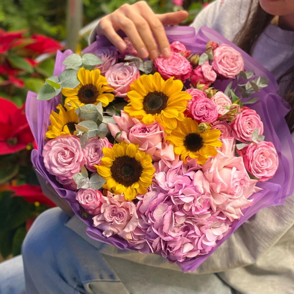Букет фиолетовая 💜