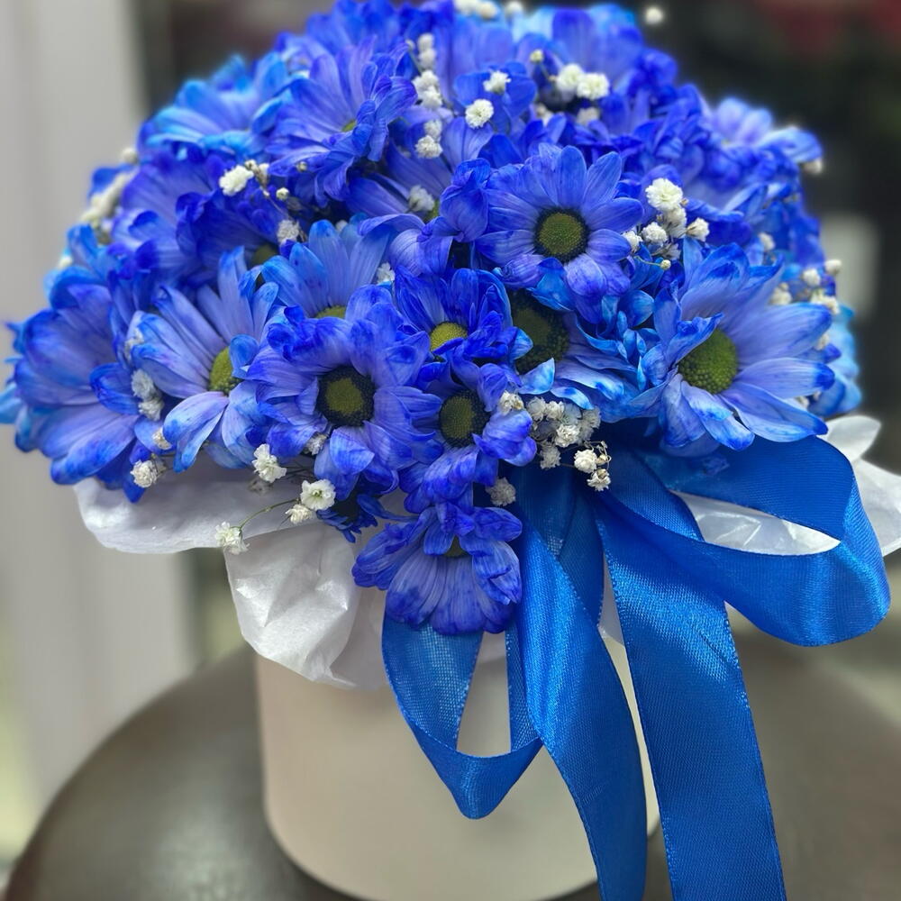 Цветы в коробке 💙