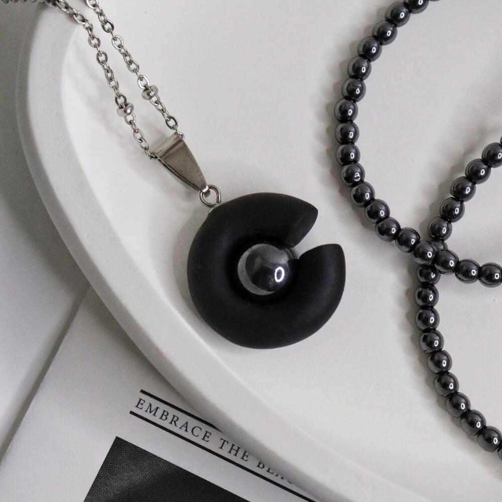 Сет колье Reina black