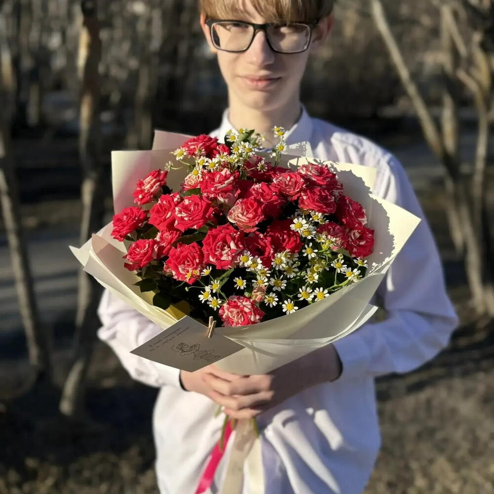 Букет "Учебник весны"