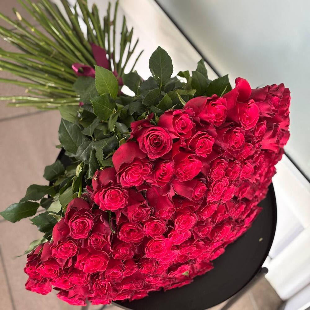 Букет из 101 розы 🌹