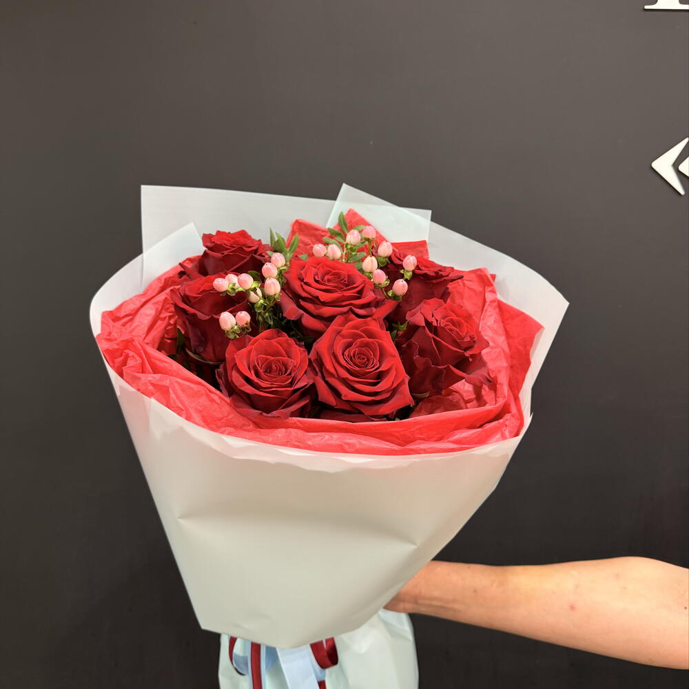 Букет из красных роз
