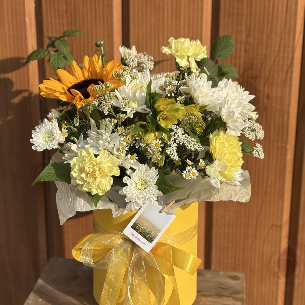 Букет с подсолнухом 🌻