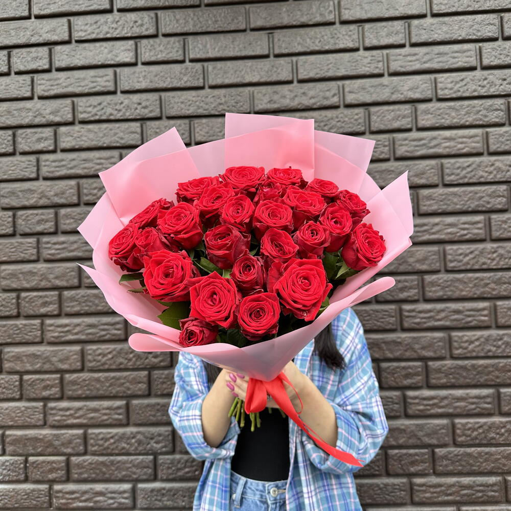 Букет из 59 роз 🌹