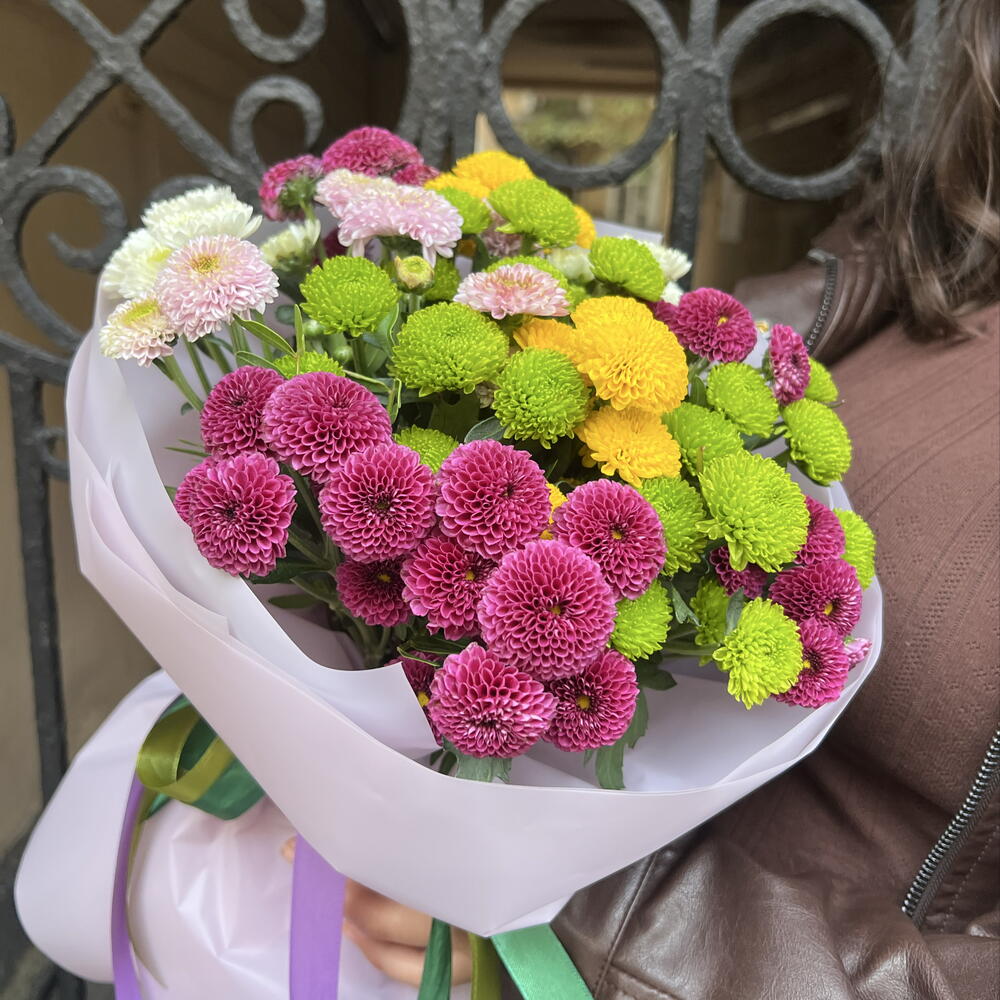 Букет с сантини