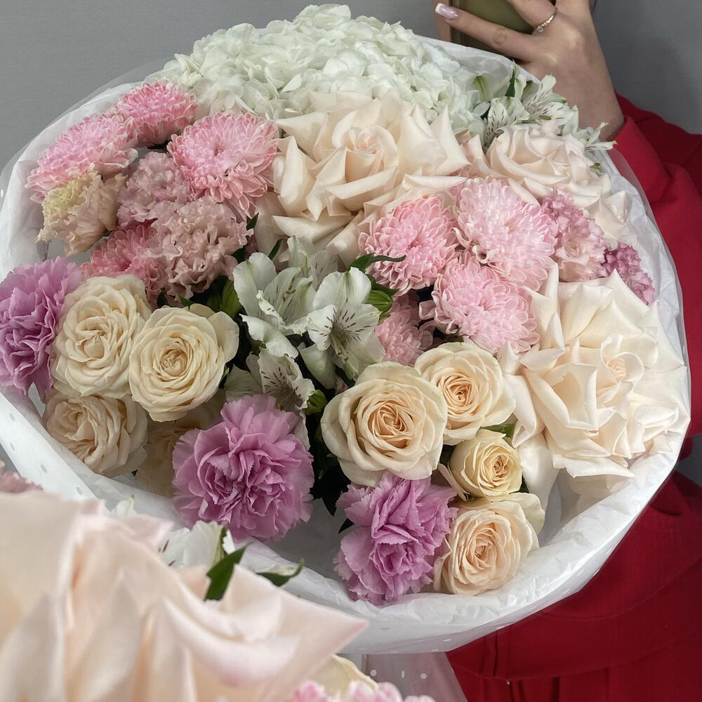 Букет с гортензией 💕