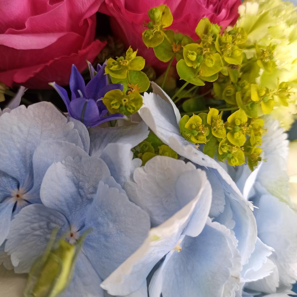 Bouquet with hydrangea