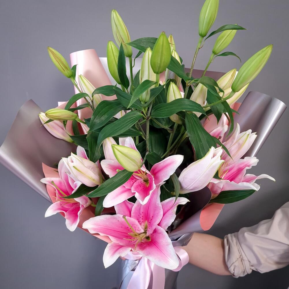 Pink Lilies