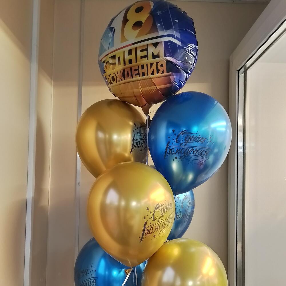 Набор шаров к 18 летию