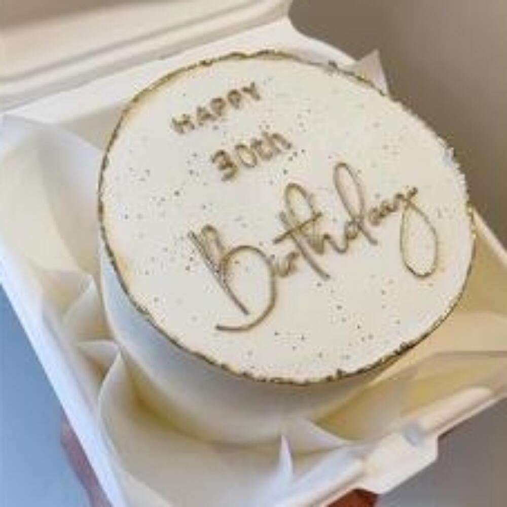 Бенто happy 30th Birthday (цифры возраста могут быть любыми или без них)