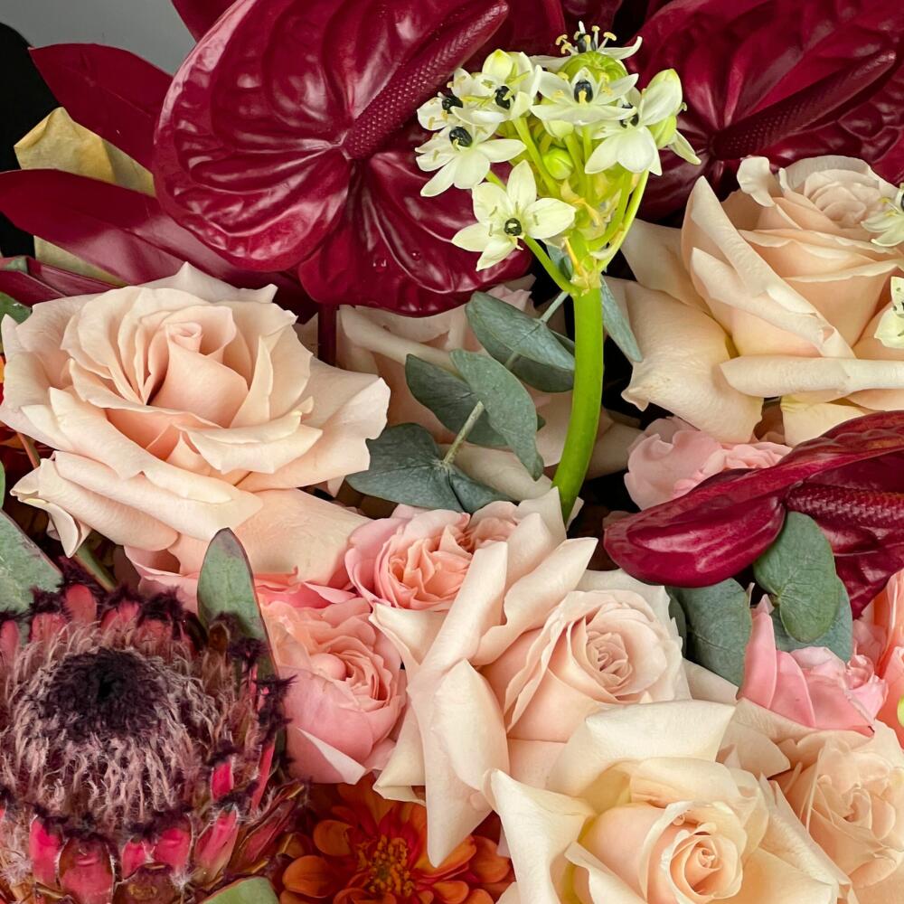 Цветы Букет Art Flowers Бархатный Сезон