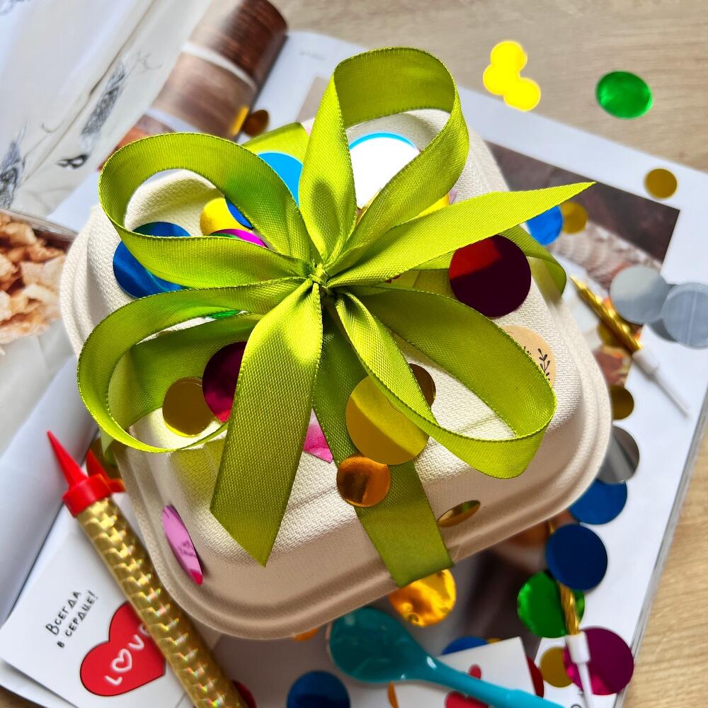 Бенто-торт на день рождения "Happy Birthday"