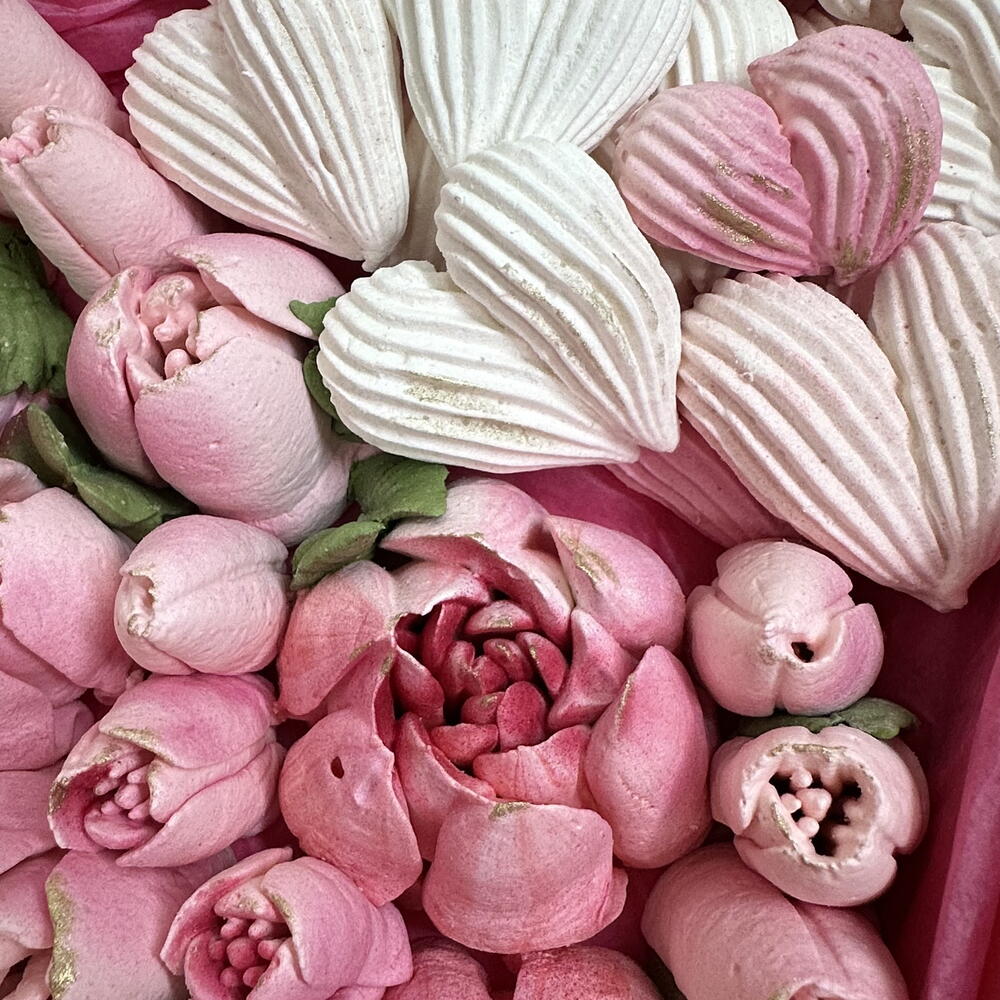 Коробка сердце с зефиром