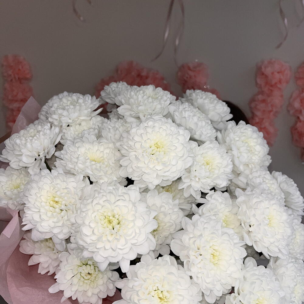 🌸Букет из белых хризантем