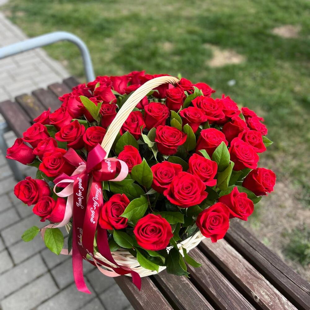 Корзина роз