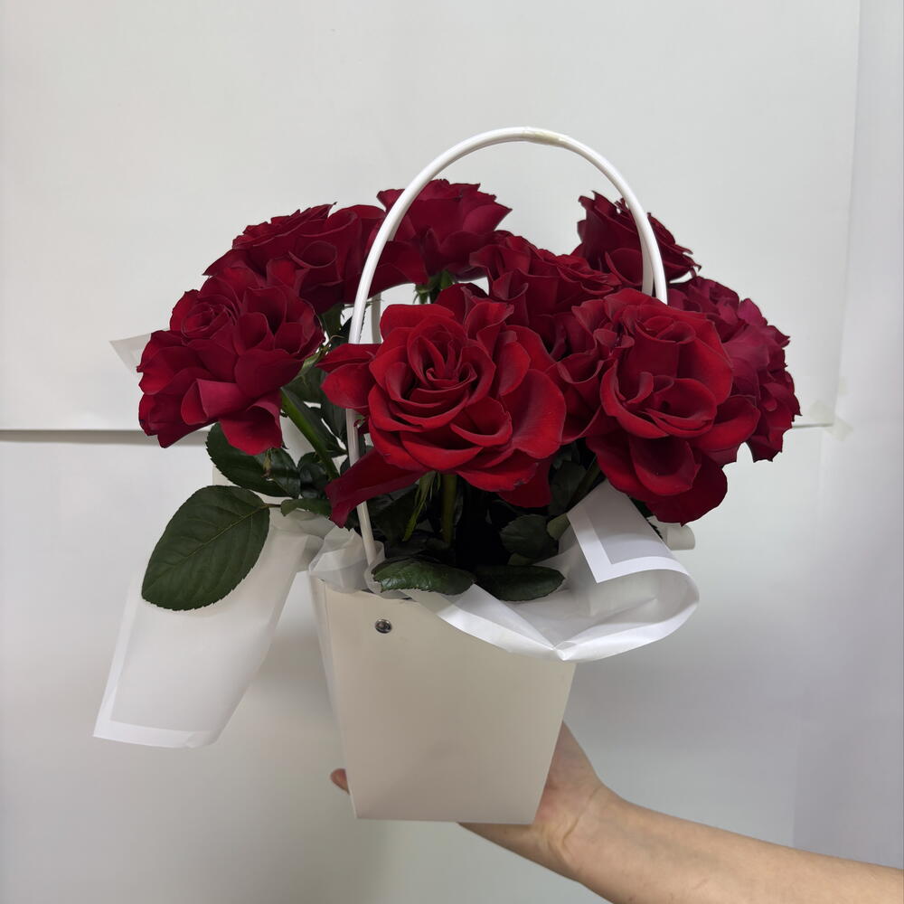 Roses in a basket