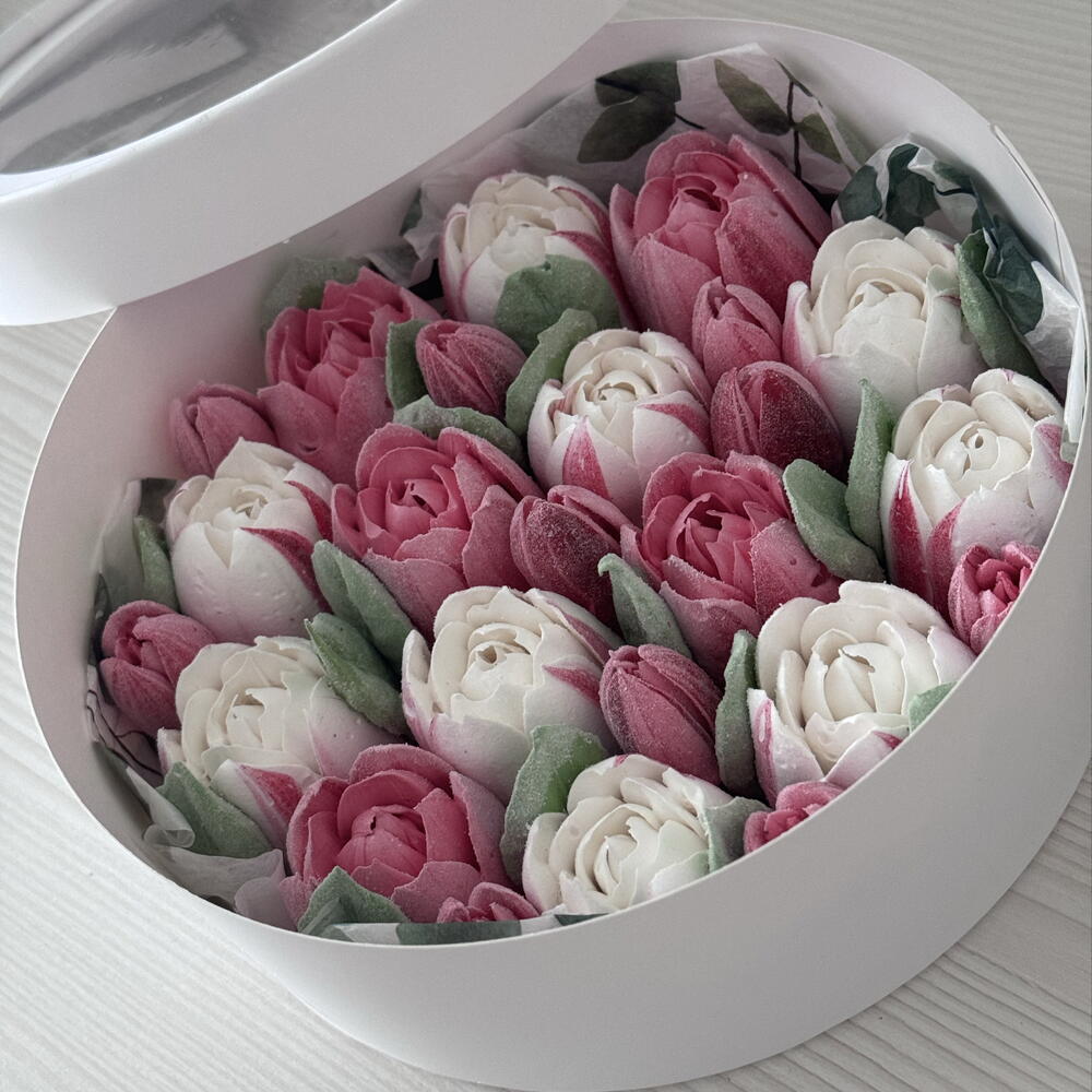 Зефирные цветы «Love is»