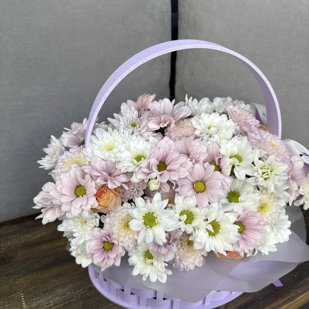 Корзинка сереневая радость 💜