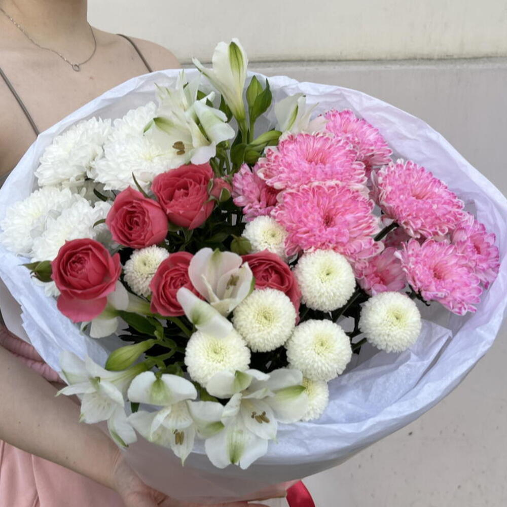 Летнее настроение ️, сборный букет из цветов 🌸
