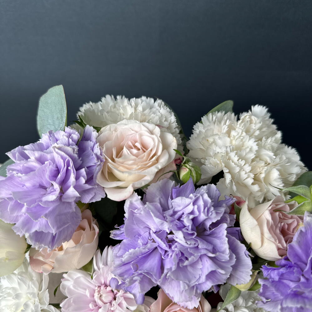 Композиция с диантусами💜