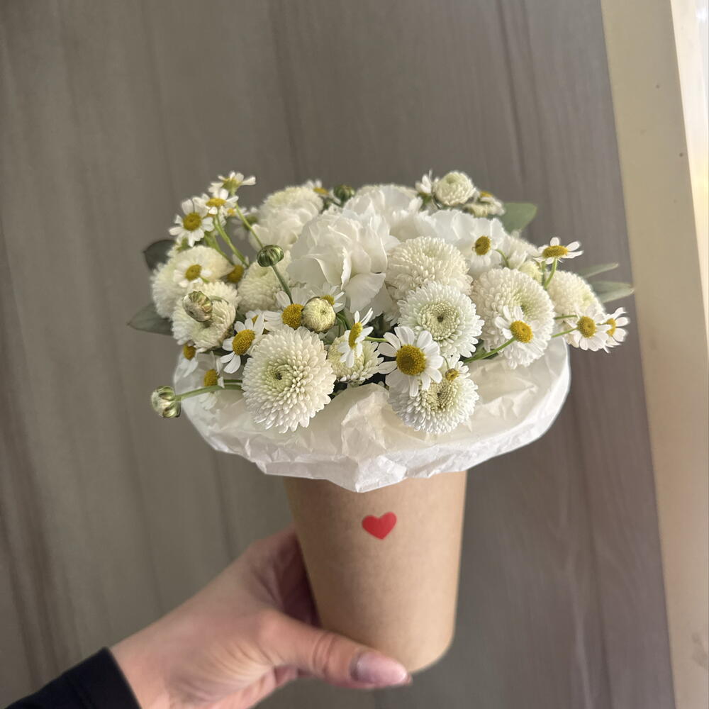Комплимент с ромашками