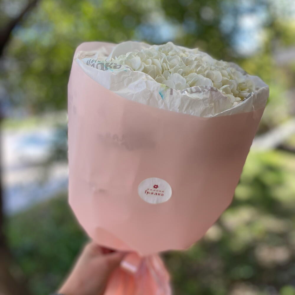 Букет с гортензией 🌸🎀
