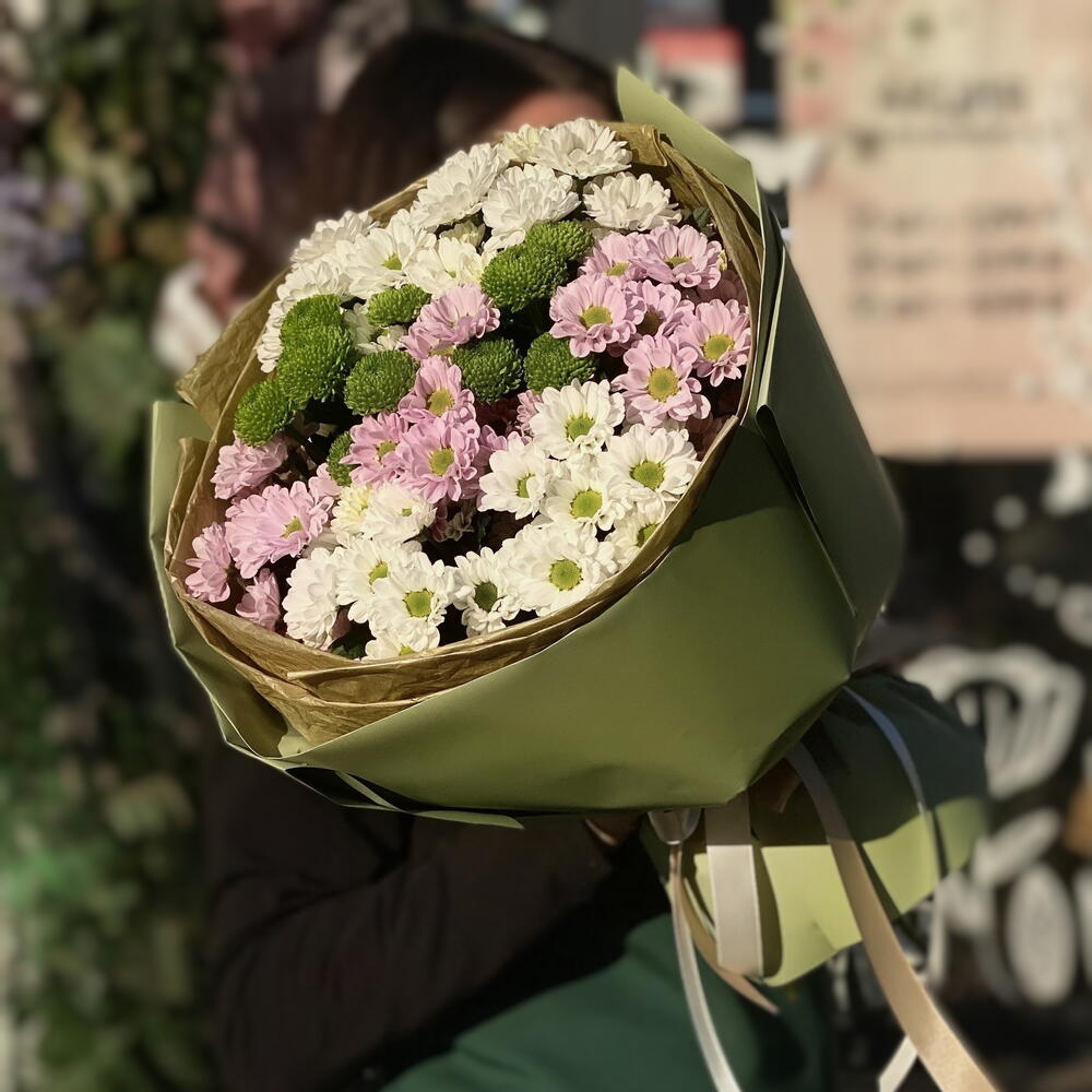 Букет из Сантини микс 9шт